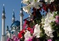 QolÃÅ¸ÃÂ¤rif Mosque and Flowers